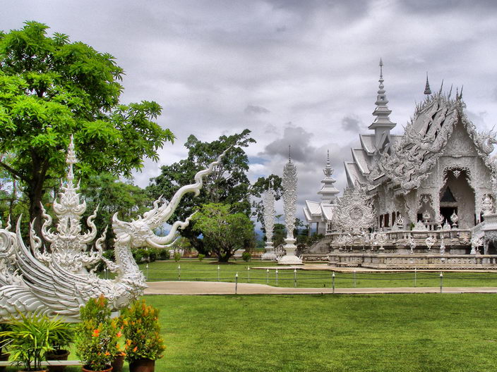 white temple